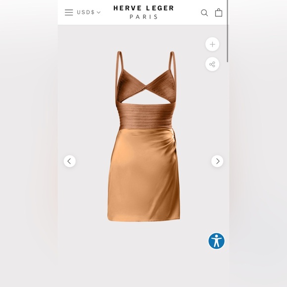 DRAPED CUTOUT MINI DRESS size 6 Brand New with Tags never worn - Picture 3 of 11